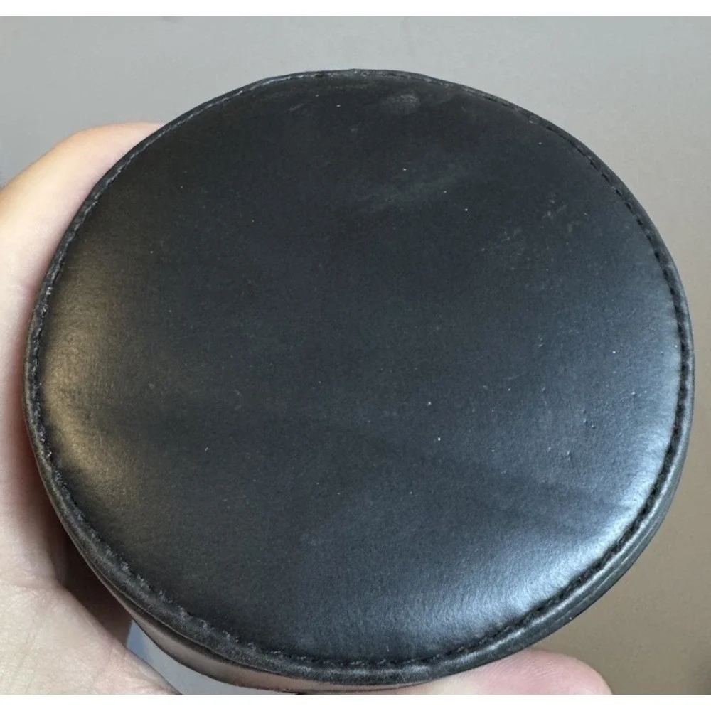 Watch Case Travel Storage Round Cylinder Shape With Fabric Interior